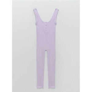 New zara limitless contour collection Overall One Piece Size M/L Lavender